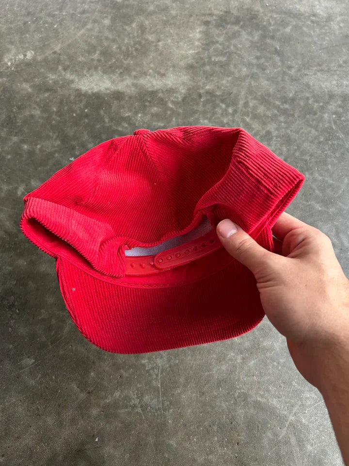 Vintage Red Wings Snapback Hat
